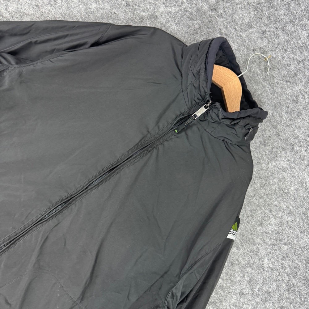 Vintage Y2K Adidas Equipment EQT-177 Men Full Zip Windbreaker Small Hidden Hood